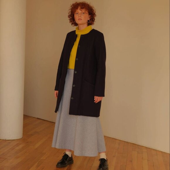 Betina Lou Grey Helena Wool Coat - Picture 2 of 6